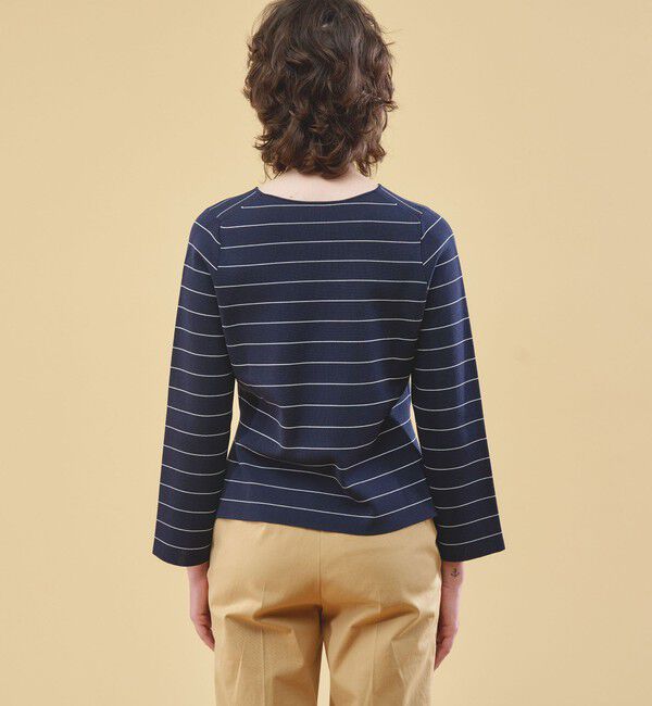 DES PRES「コットンアセテートミラノリブ Vネックプルオーバー」|ニット・セーター|