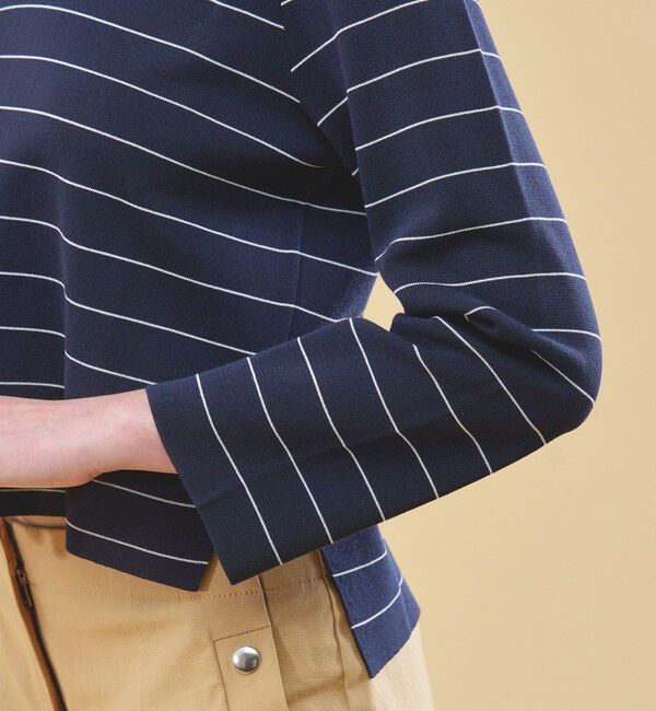 DES PRES「コットンアセテートミラノリブ Vネックプルオーバー」|ニット・セーター|