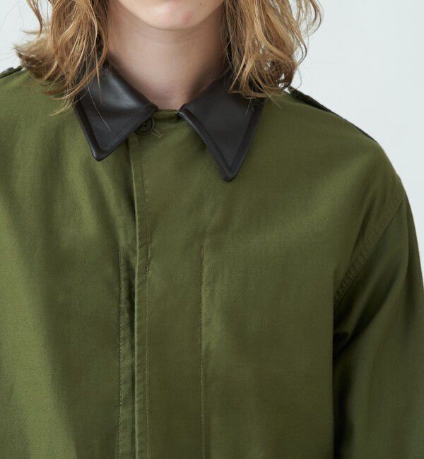 MACPHEE「スラブバックサテン ミリタリージャケット」|ミリタリージャケット|