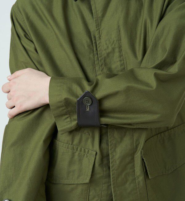 MACPHEE「スラブバックサテン ミリタリージャケット」|ミリタリージャケット|