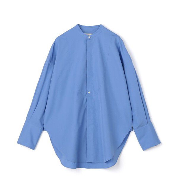 GALERIE VIE「コットンブロード ブザムシャツ」|シャツ・ブラウス|65 ブルー