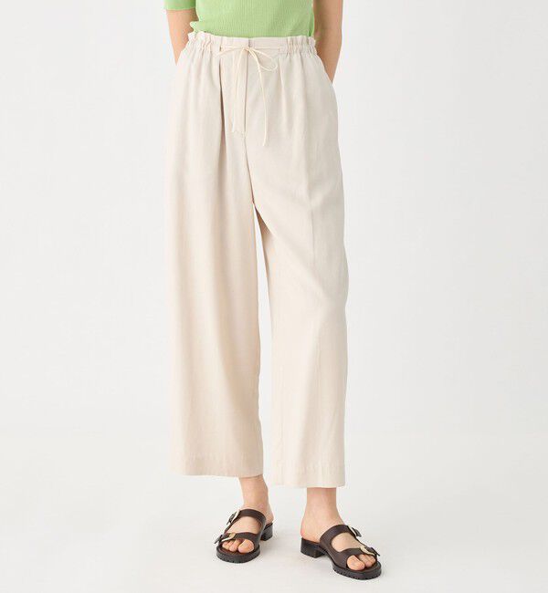 Ballsey「セルロースツイル セミバナナシルエットパンツ」|その他|