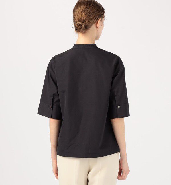 TOMORROWLAND collection「コットントロピカル サイドスリットブラウス」|シャツ・ブラウス|