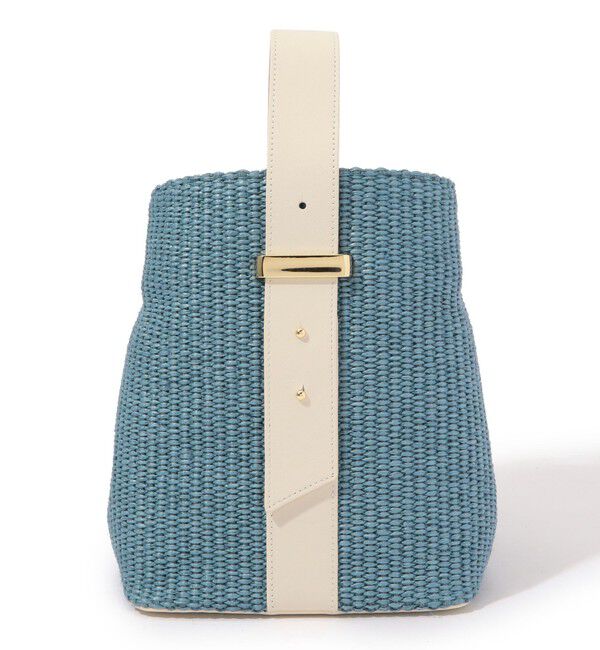 TOMORROWLAND GOODS「TOMORROWLAND BELT BUCKET ハンドバッグ」|ハンドバッグ|62 ライトブルー系