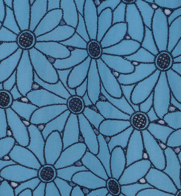 TOMORROWLAND collection「サンフラワーエンブロイダリー ワイドストレートパンツ」|その他|