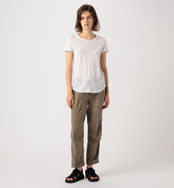 JAMES PERSE「リネンソフドレープ ドローストリングパンツ WKOH1730」|その他|
