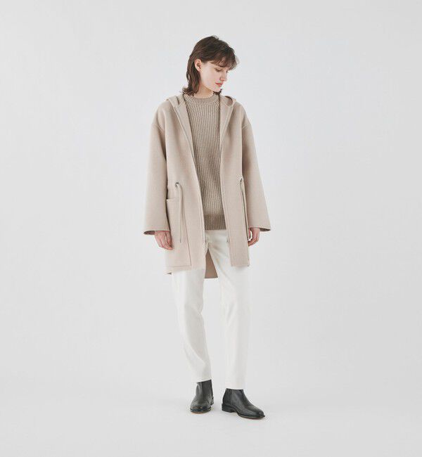 GALERIE VIE「ダブルフェイス フーデットコート」|ミリタリー・モッズコート|