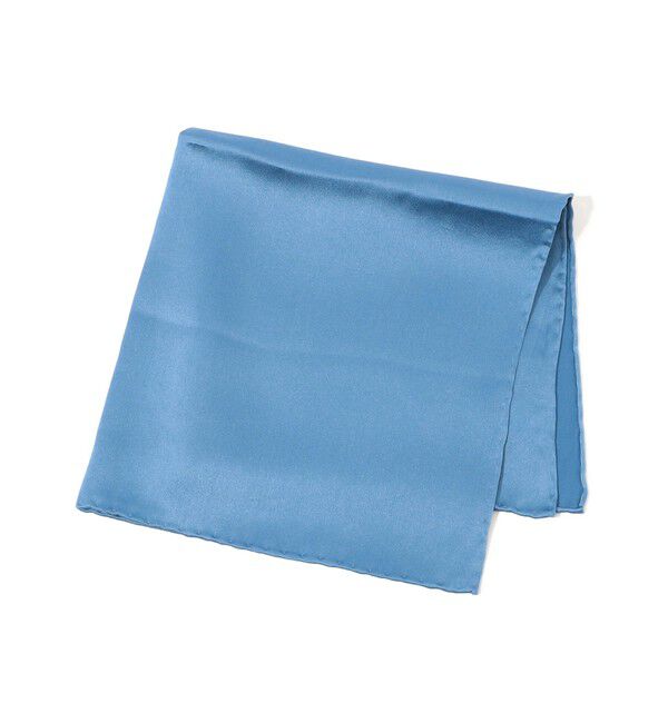 TOMORROWLAND GOODS「TOMORROWLAND シルクサテン ポケットチーフ」|その他|63 ライトブルー