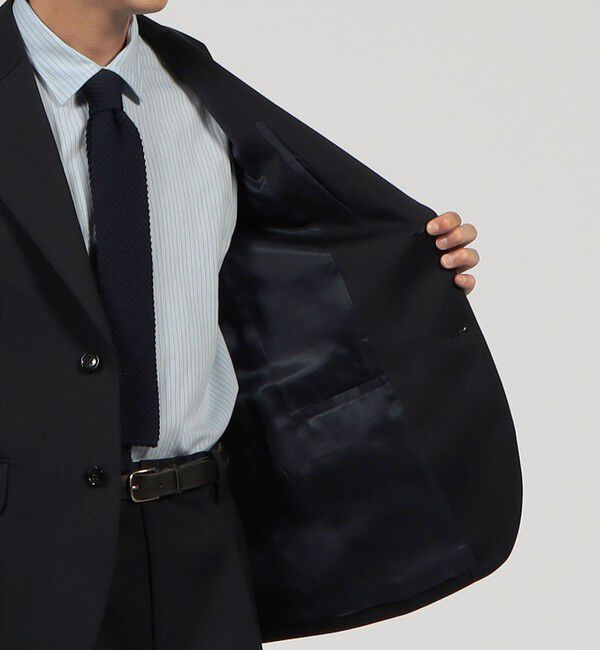 TOMORROWLAND MENS「ウールコットン シングルブレステッド2Bジャケット」|テーラードジャケット|