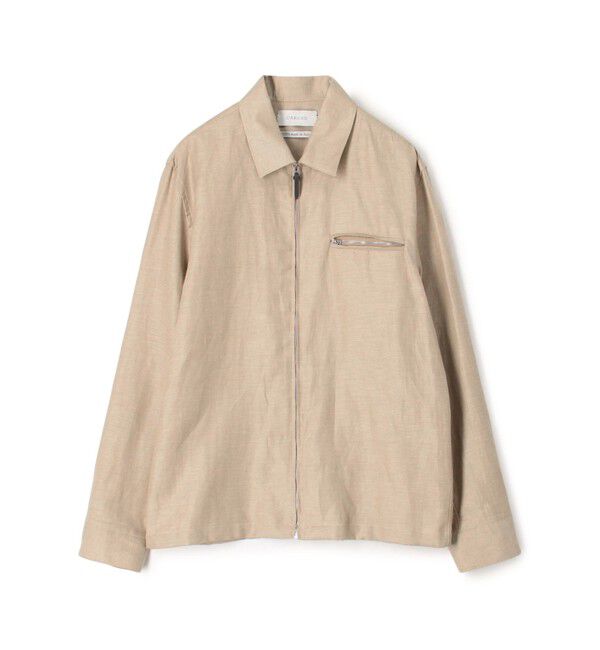 TOMORROWLAND BUYING WEAR「【別注】CARUSO ウール リネン ジップブルゾン」|ブルゾン・スタジャン|43 ベージュ