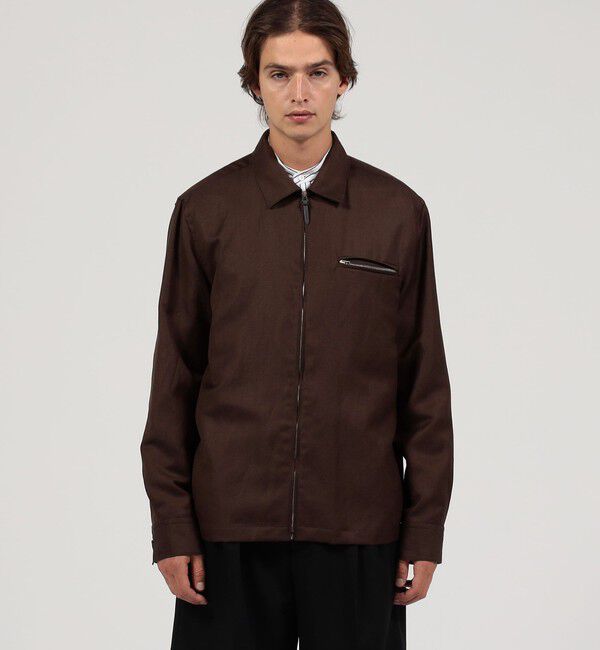 TOMORROWLAND BUYING WEAR「【別注】CARUSO ウール リネン ジップブルゾン」|ブルゾン・スタジャン|