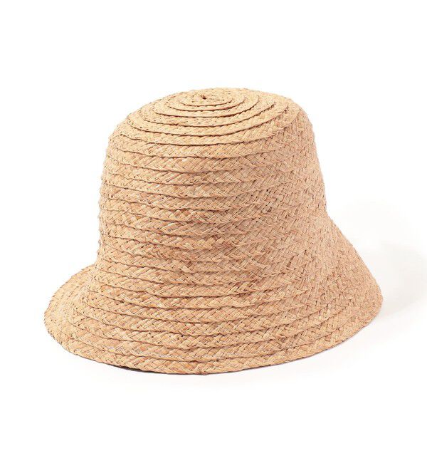 TOMORROWLAND GOODS「KIJIMA TAKAYUKI RAFFIA BRAID CROCHET」|ハット|41 ライトベージュ