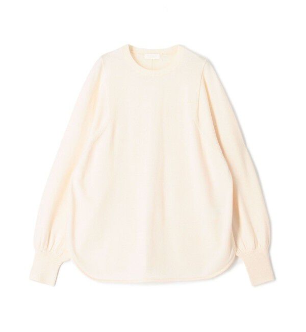 Ballsey「エクストラファインウール バックスリットプルオーバー」|ニット・セーター|11 ホワイト