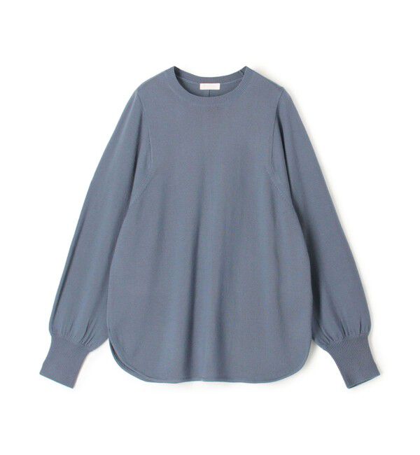 Ballsey「エクストラファインウール バックスリットプルオーバー」|ニット・セーター|65 ブルー