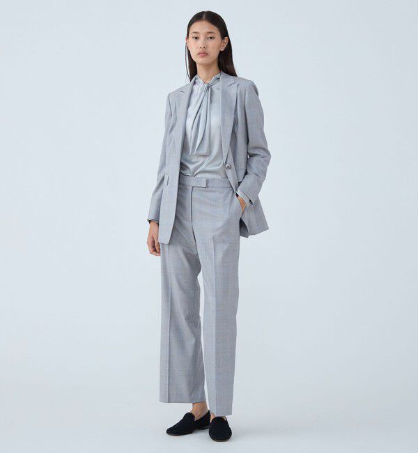 TOMORROWLAND collection「メランジグレンチェック 1Bテーラードジャケット」|テーラードジャケット|