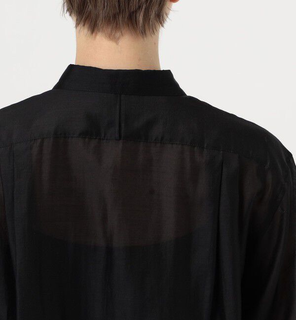 MACPHEE「シースルーローンボザムチュニックシャツ」|シャツ・ブラウス|