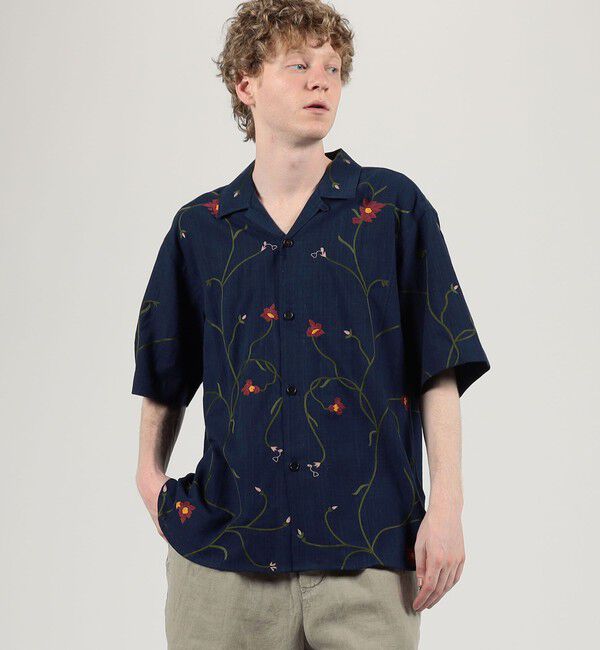 TOMORROWLAND BUYING WEAR「KARDO エンブロイダリー オープンカラーシャツ」|シャツ・ブラウス|