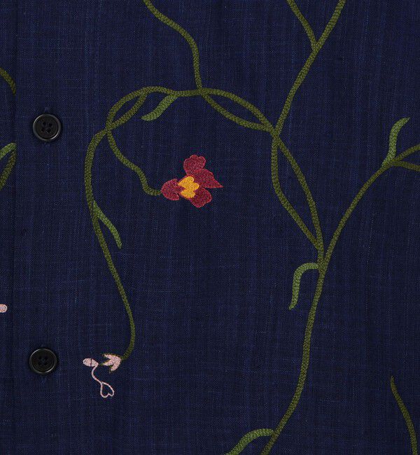 TOMORROWLAND BUYING WEAR「KARDO エンブロイダリー オープンカラーシャツ」|シャツ・ブラウス|