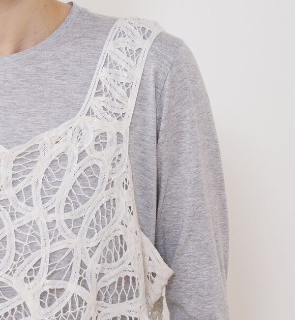 GALERIE VIE「バテンレース ベスト」|ベスト・ジレ|