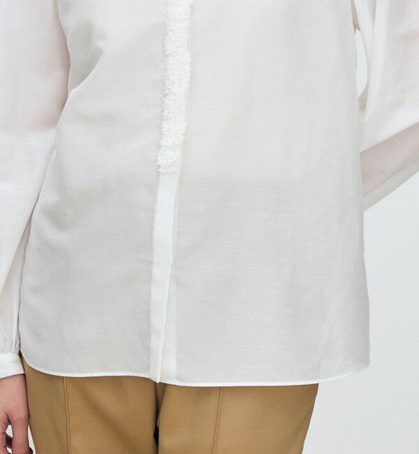 TOMORROWLAND collection「コットンシルクローン ロングスリーブブラウス」|シャツ・ブラウス|