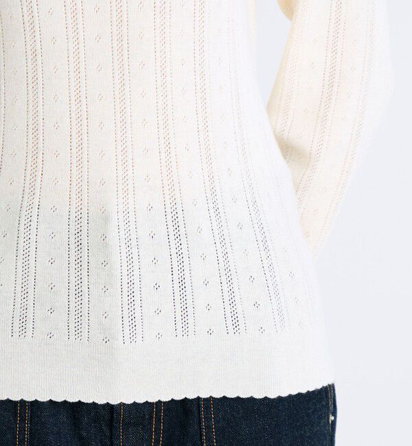 Edition「コットンカシミヤ ロングスリーブ ニットポロ」|ニット・セーター|