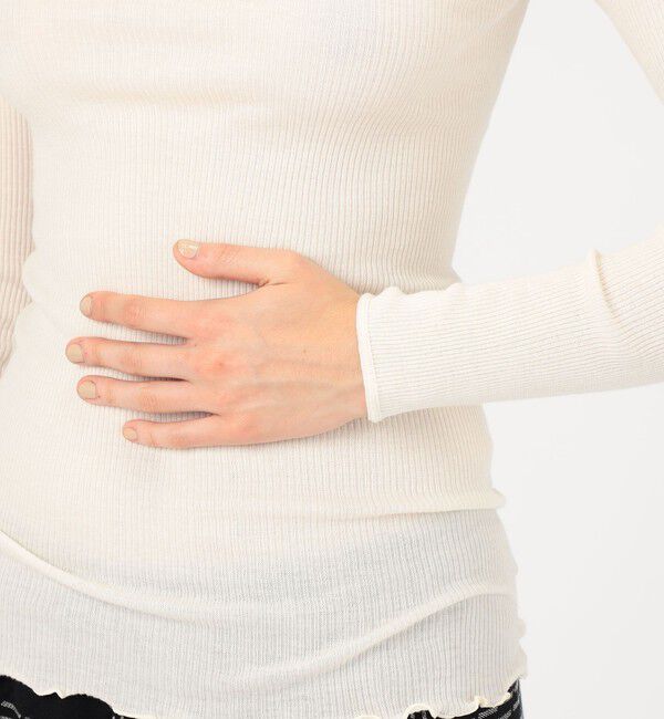 TOMORROWLAND GOODS「HAKUJI ウールリブハイネックプルオーバー」|Tシャツ・カットソー|