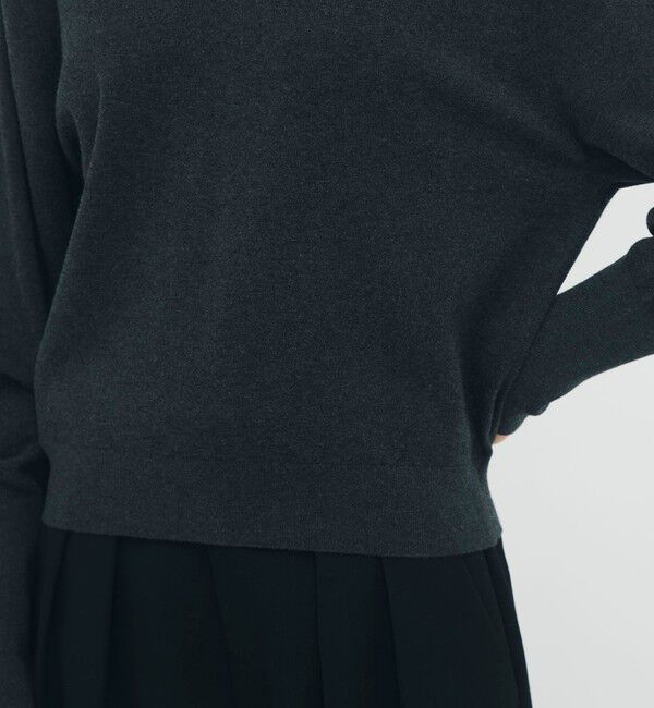 CABaN「コットンカシミヤストレット Vネックプルオーバー」|ニット・セーター|