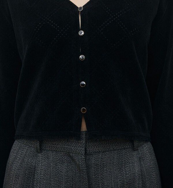 DES PRES「コットンシェニールヤーン カーディガン」|カーディガン|