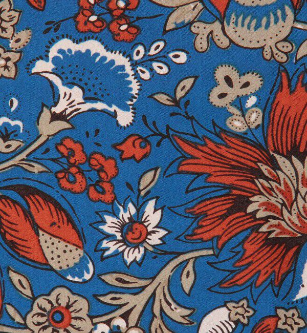 SOULEIADO「レーヨンプリント ピンタックブラウス」|シャツ・ブラウス|