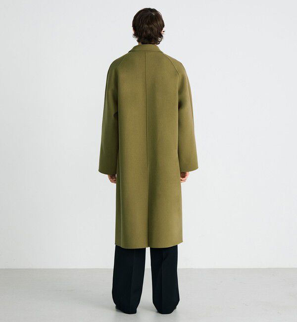 Edition「ウールカシミヤダブルフェイス ロングコート」|ステンカラーコート|