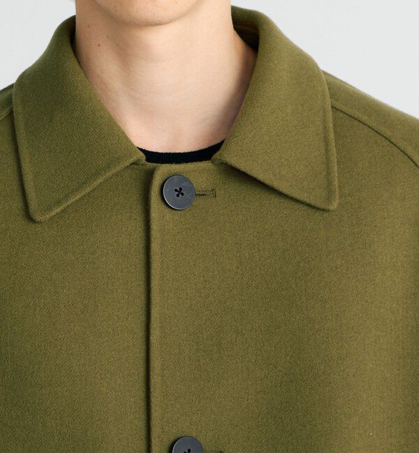 Edition「ウールカシミヤダブルフェイス ロングコート」|ステンカラーコート|