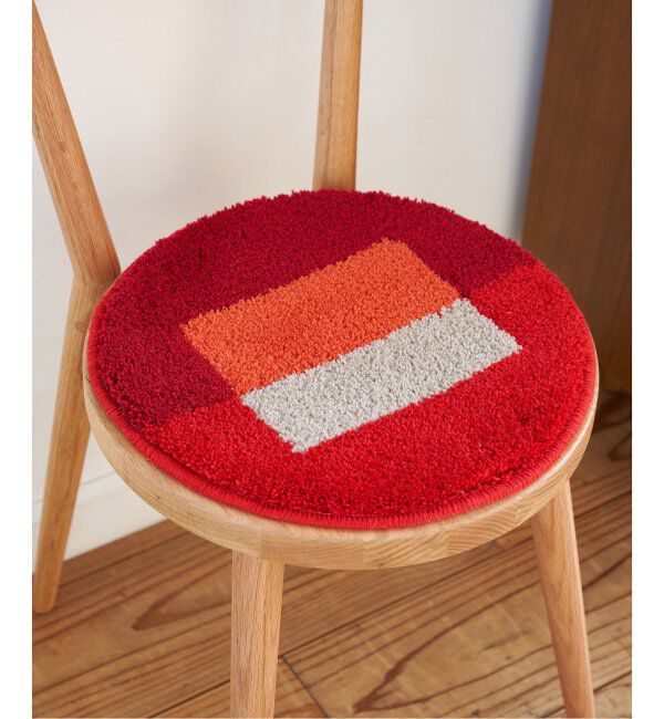 journal standard Furniture「COLOR PATCH CHAIR PAD　チェアパッド」|その他|レッド