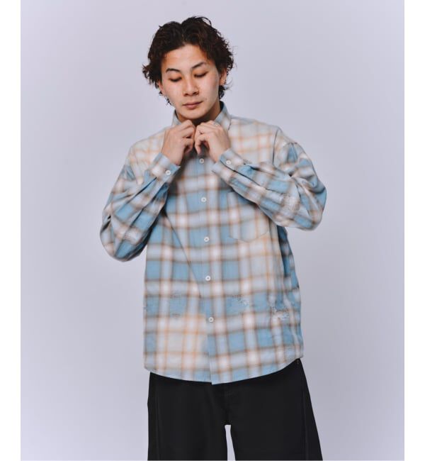 JOINT WORKS「J オンブレ― ダメージシャツ」|シャツ・ブラウス|