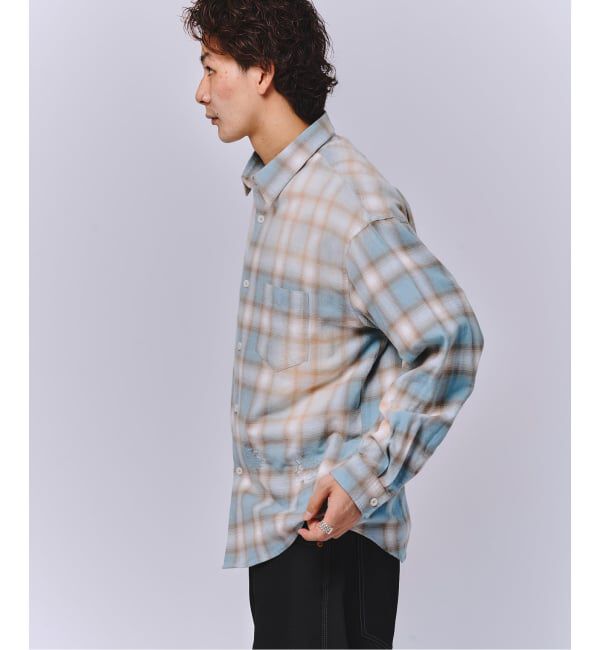 JOINT WORKS「J オンブレ― ダメージシャツ」|シャツ・ブラウス|