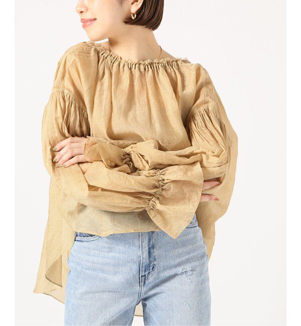 Plage「【enrica/エンリカ】 別注 VOLEME スリーブブラウス」|シャツ・ブラウス|