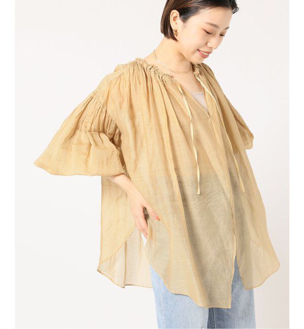 Plage「【enrica/エンリカ】 別注 VOLEME スリーブブラウス」|シャツ・ブラウス|