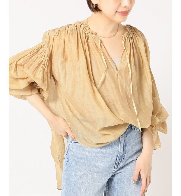 Plage「【enrica/エンリカ】 別注 VOLEME スリーブブラウス」|シャツ・ブラウス|