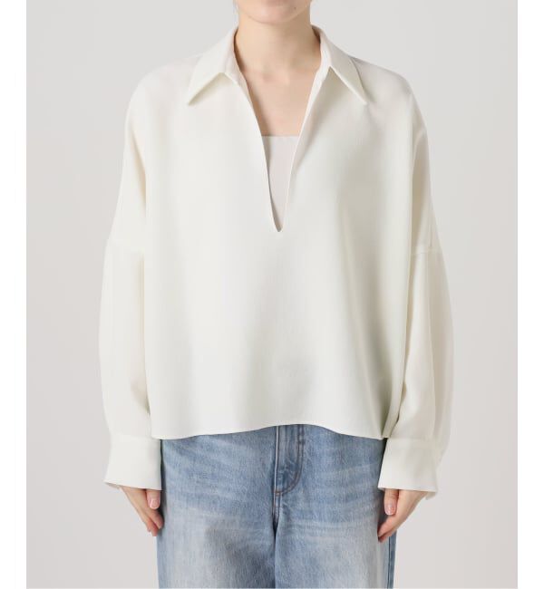 Plage「《追加》GEORGETTE SKIPPER ブラウス」|シャツ・ブラウス|