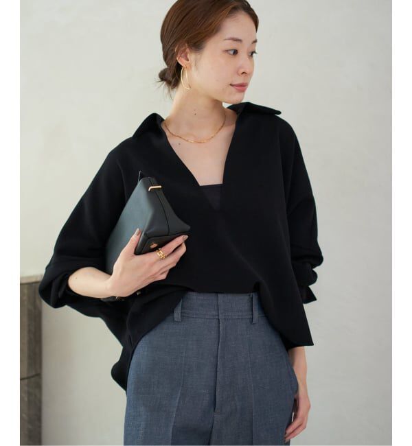 Plage「《追加》GEORGETTE SKIPPER ブラウス」|シャツ・ブラウス|