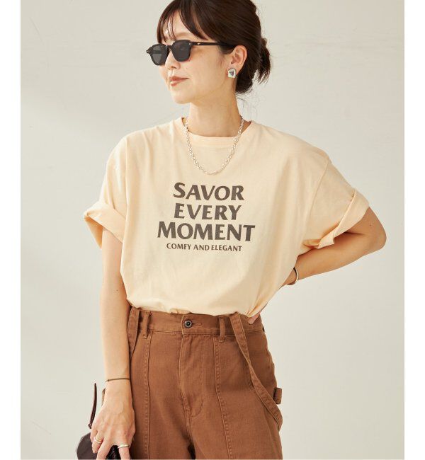 Plage「SAVOR EVERY MOMENT Tシャツ」|Tシャツ・カットソー|