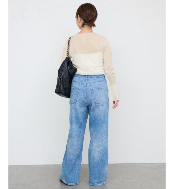 SLOBE IENA「《追加》ラッフルスリーブチュールプルオーバー」|Tシャツ・カットソー|