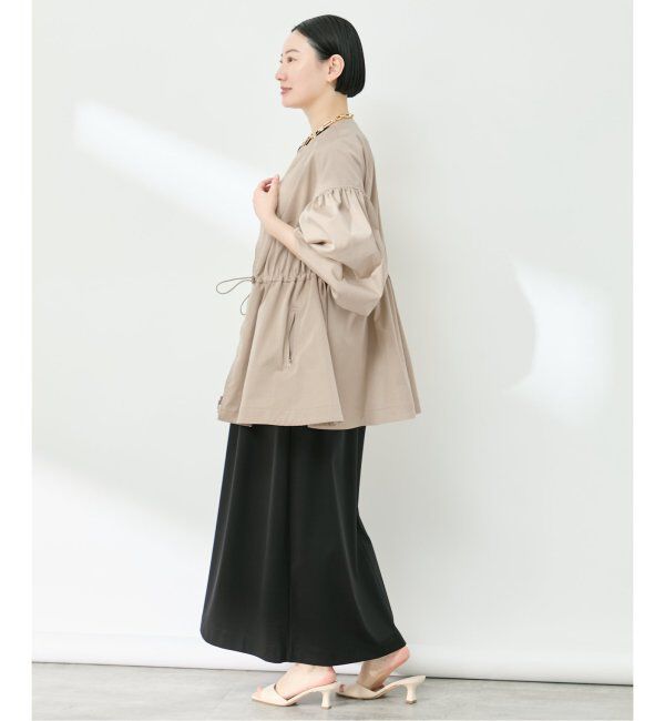 VERMEIL par iena「ノーカラーギャザーZIPブルゾン」|その他|