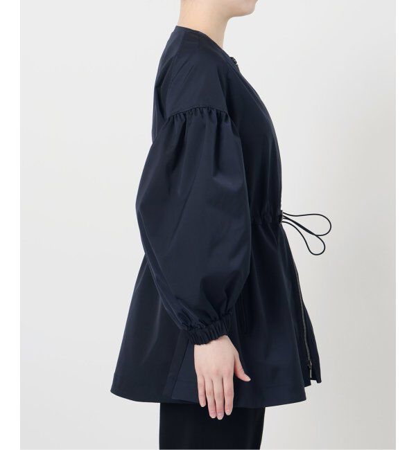 VERMEIL par iena「ノーカラーギャザーZIPブルゾン」|その他|