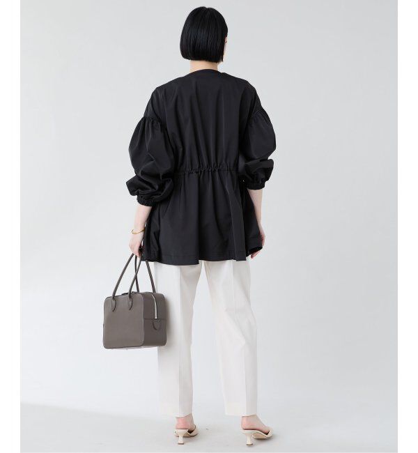 VERMEIL par iena「ノーカラーギャザーZIPブルゾン」|その他|