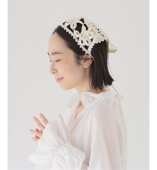 IENA LA BOUCLE「estudio 1999 FLORES BONNET MODELCHANGE スカーフ」|バンダナ・スカーフ|