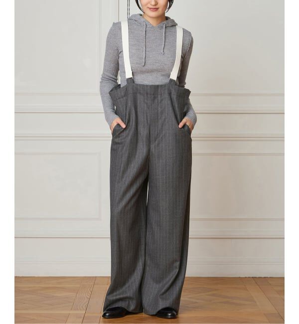 IENA LA BOUCLE「【WEB限定】IENA LA BOUCLE サキソニーオーバーパンツ」|その他|