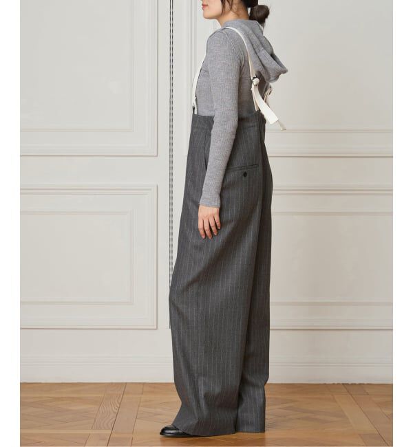 IENA LA BOUCLE「【WEB限定】IENA LA BOUCLE サキソニーオーバーパンツ」|その他|