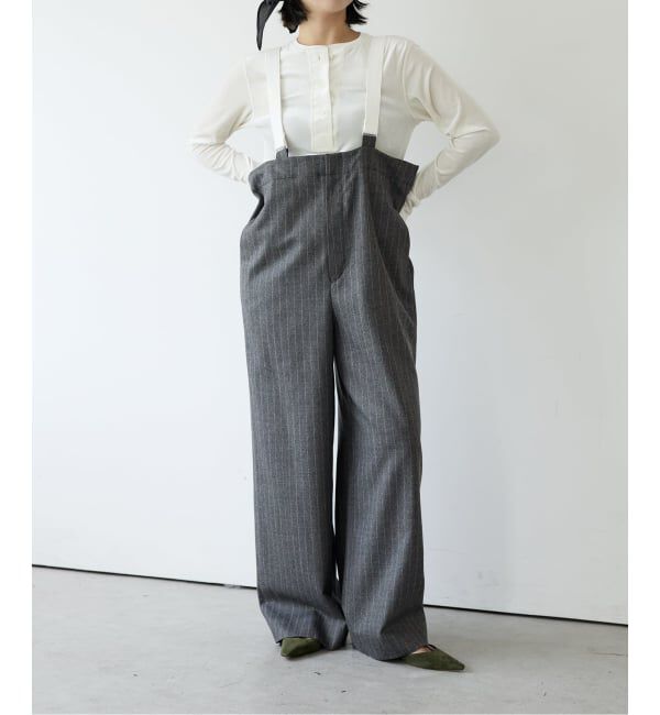 IENA LA BOUCLE「【WEB限定】IENA LA BOUCLE サキソニーオーバーパンツ」|その他|