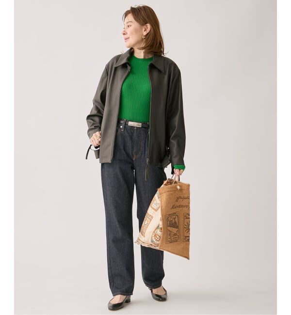 VERMEIL par iena「upper hights THE AMALIE 184316302/188316302」|デニム|