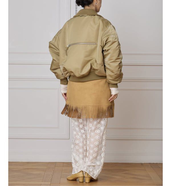 IENA LA BOUCLE「JUN MIKAMI/ジュンミカミ フライトジャケット 25AW-8-J」|ブルゾン・スタジャン|